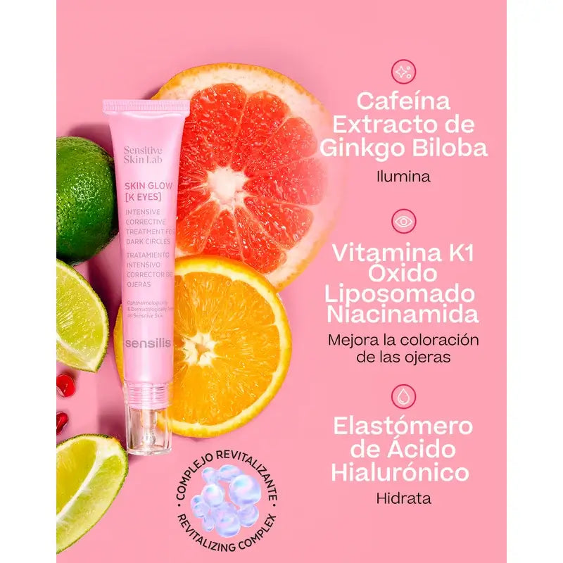 Sensilis K Eyes Skin Glow Očný krém 15 ml