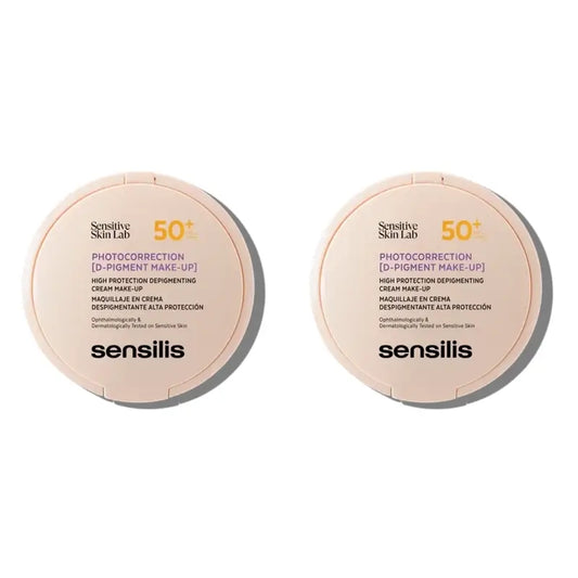 Sensilis Photocorrection Dpigment Makeup SPF 50+ 02, 2 × 50 ml 