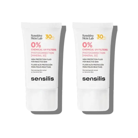 Sensilis Photocorrection Mineral SPF 30, 2 × 40 ml 