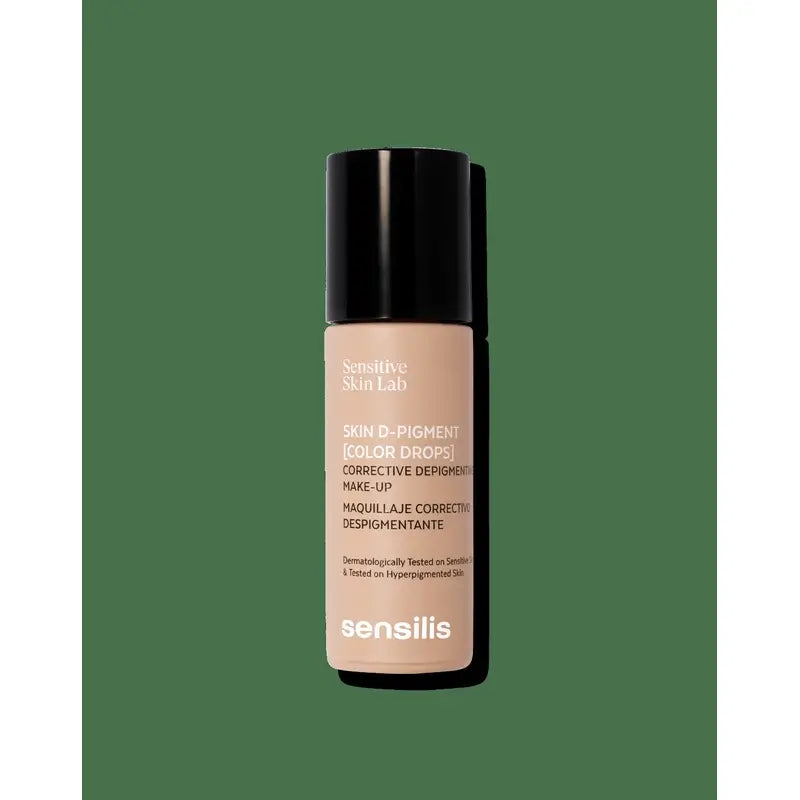 Sensilis Skin D-Pigment Korekčný make-up na odstránenie pigmentácie, odtieň béžový, 30 ml
