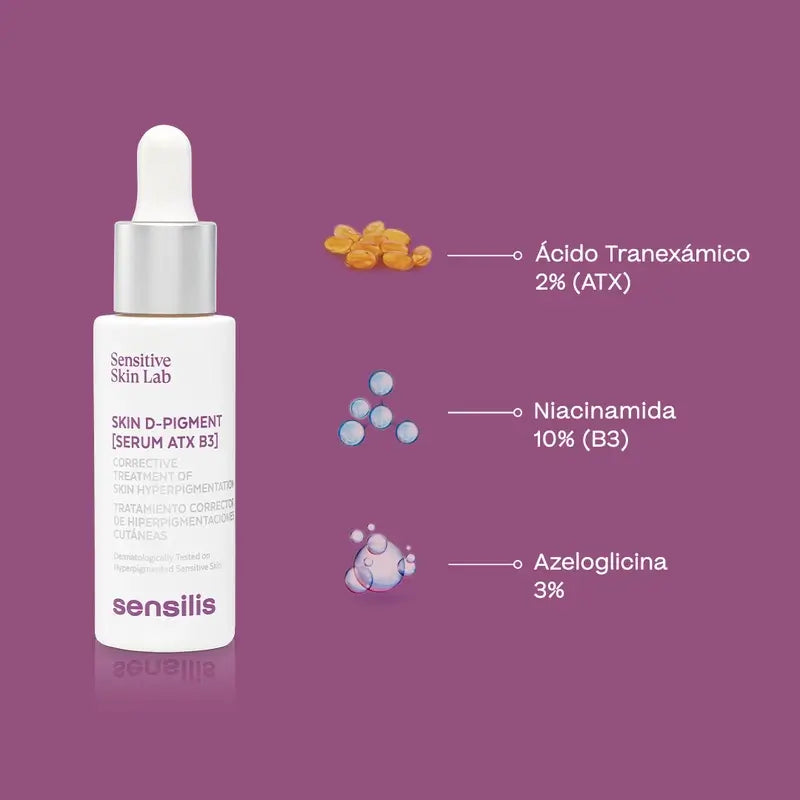 Sensilis Skin Dpigment Sérum Atx B3, 30 ml