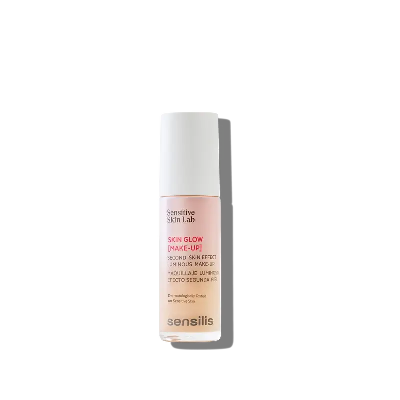 Sensilis Skin Glow Makeup Base – rozjasňujúci podklad pod make-up – odtieň Pêche Dore 05, 30 ml