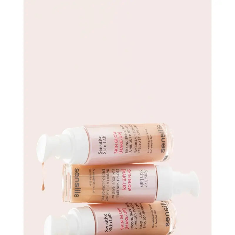 Sensilis Skin Glow Makeup Base – rozjasňujúci podklad pod make-up – odtieň Pêche Dore 05, 30 ml