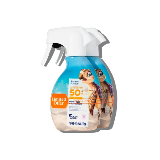 Sensilis Solares Lotion Spray 50+ pre deti, 2 x 200 ml 
