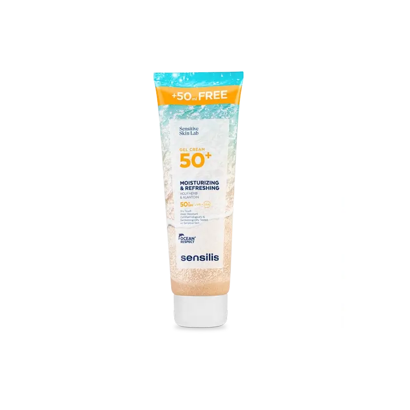 Sensilis Hydratačný a osviežujúci krémový gél SPF 50+, 250 ml