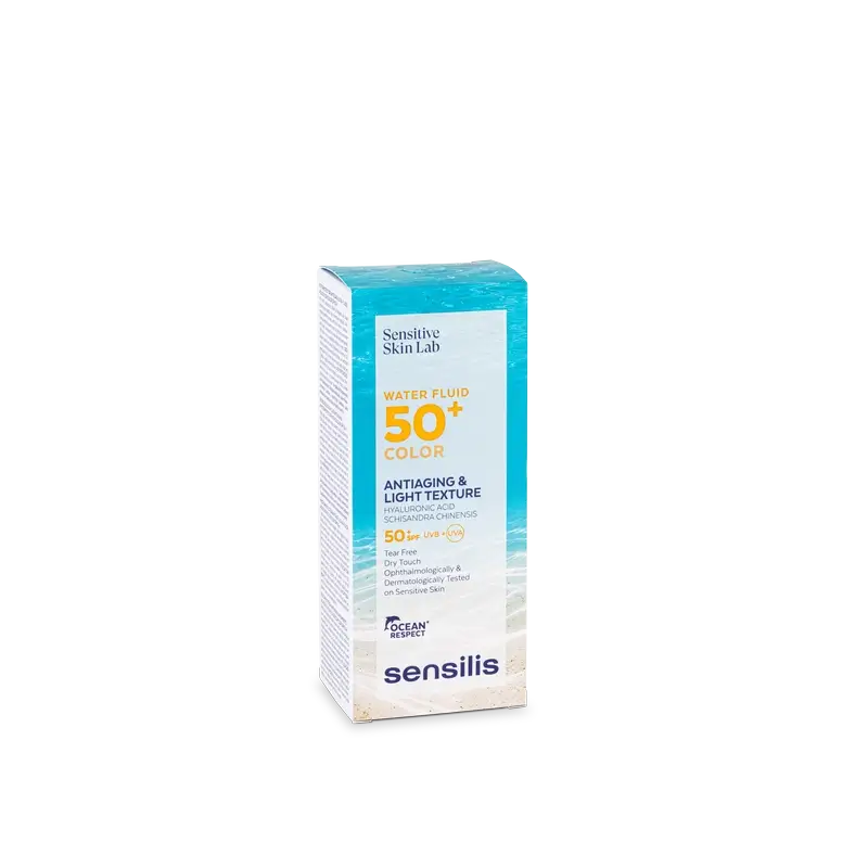 Sensilis Water Fluid SPF 50+ – tónovací fluid proti starnutiu, 40 ml