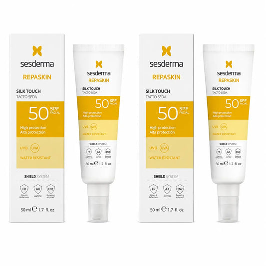 Sesderma Repaskin Tacto Seda SPF50 50 ml, balenie po 2 ks