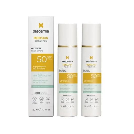 Sesderma Repaskin Urban 365 pre mastnú pleť, 2 × 50 ml