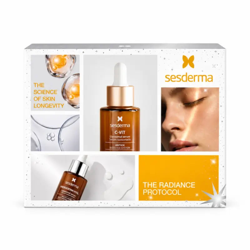 Sesderma The Radiance Protocol Pack: sérum C-Vit + sérum Hidraderm Hyal