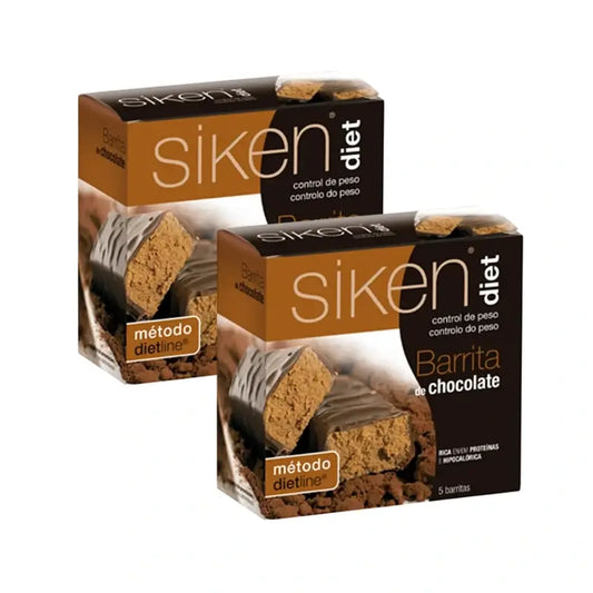 Siken Diet tyčinka s príchuťou čokolády, 2 balenia po 5 kusoch 