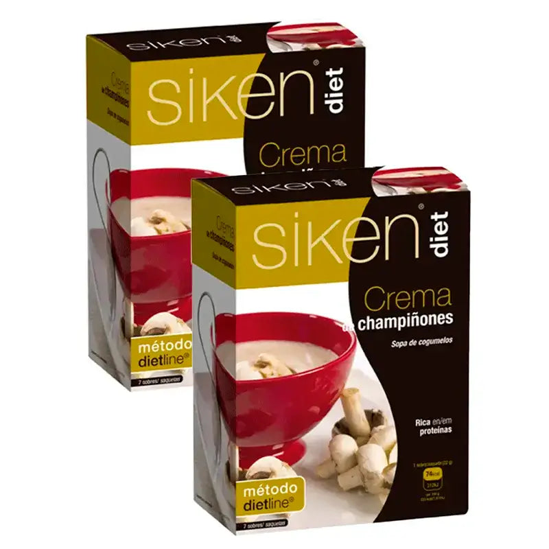 Siken Diet Krém s hubami, balenie 2 x 7 vrecúšok