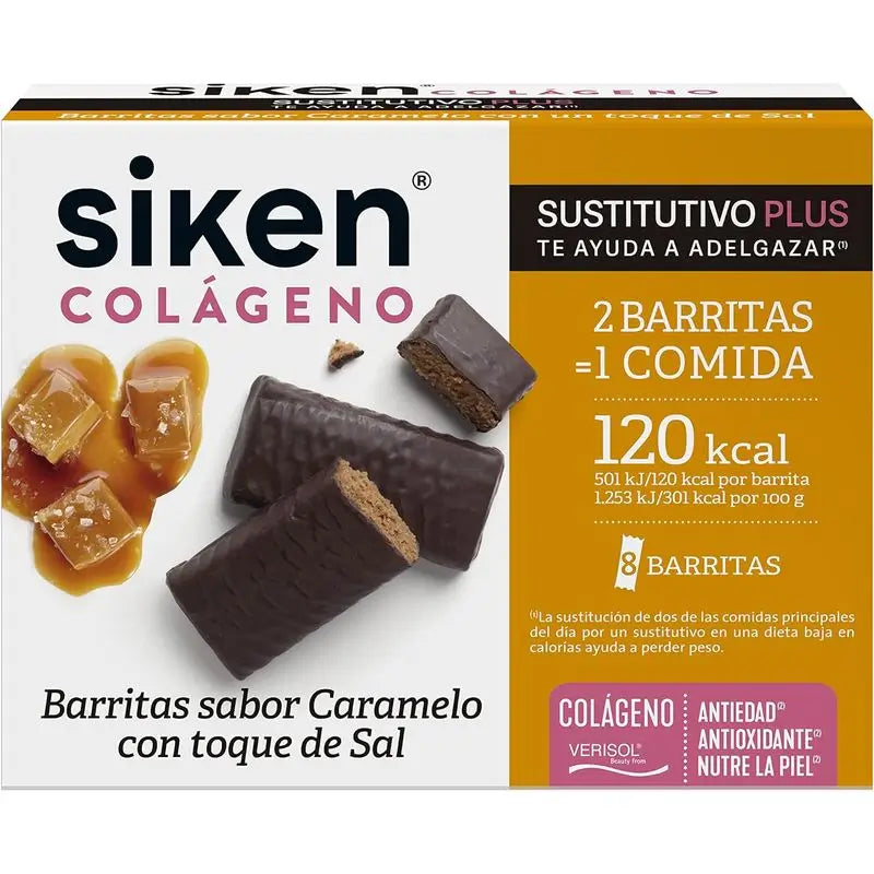 Siken Náhradný kolagénový tyčinka s príchuťou karamelu, 40 gramov