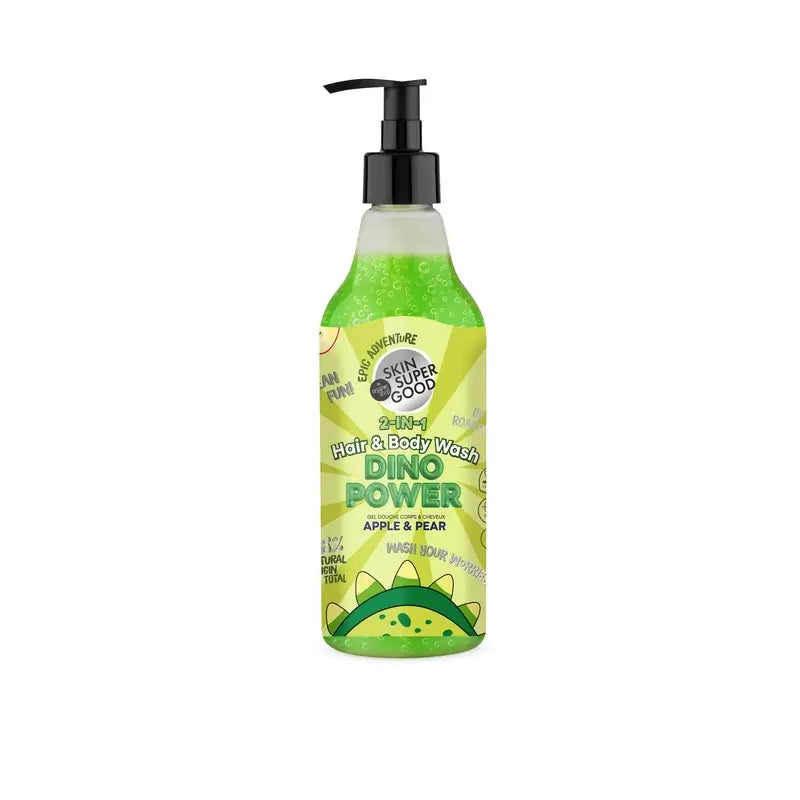 Skin Super Good Gel 2 v 1 na vlasy a telo Dino Power, 500 ml