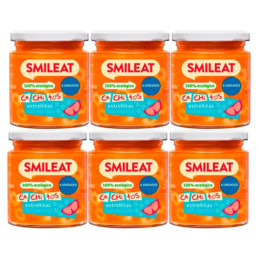 Smileat – pohárik s kúskami cestovín s paradajkami, balenie 6 x 230 g