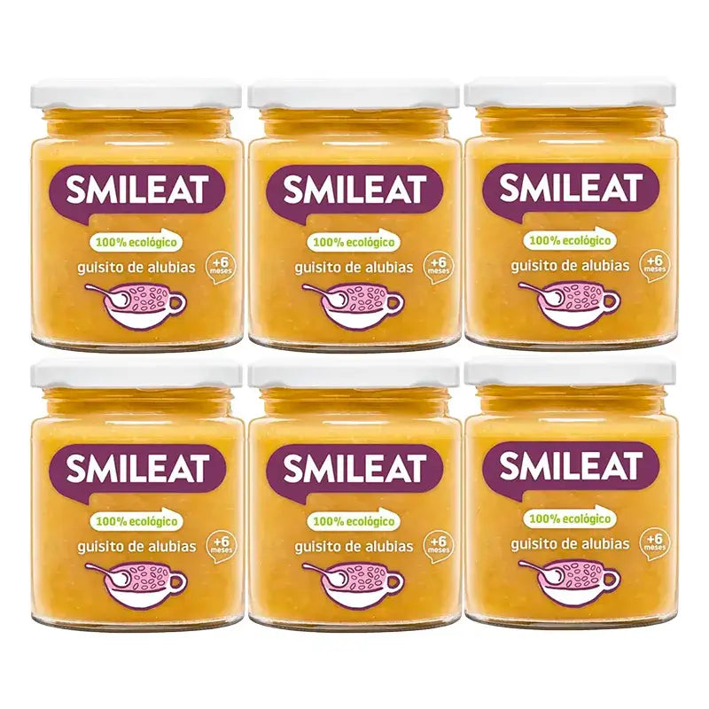 Smileat, pohárik s fazuľovou omáčkou, balenie 6 x 230 g