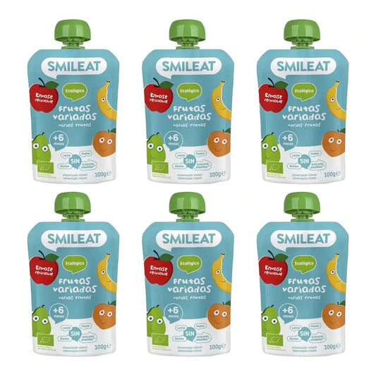 Smileat Pouch – zmes ovocia, 100 g, balenie po 6 ks
