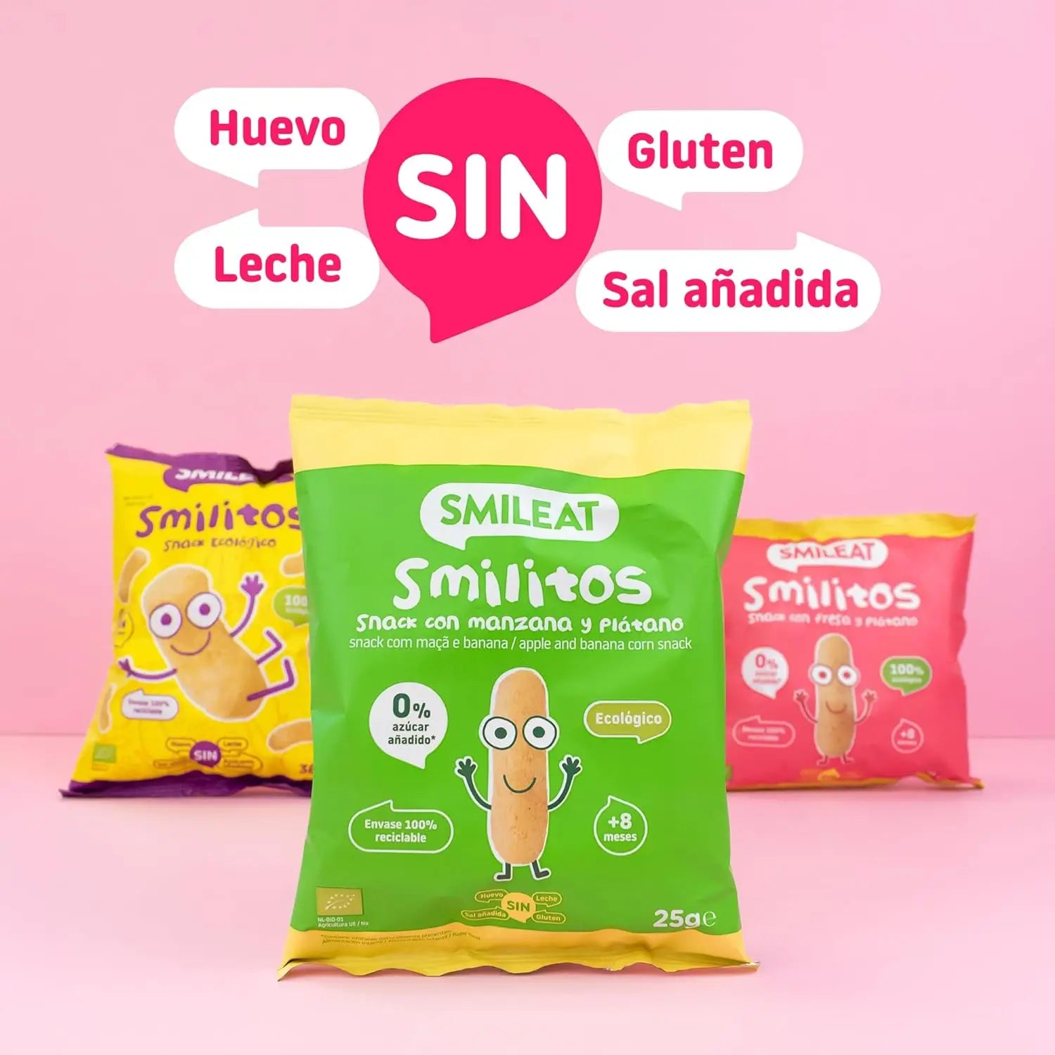 Smileat Smilitos Ekologické kukuričné červíky, 38 g