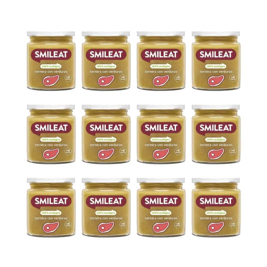 Smileat – pohárik s hovädzím mäsom a zeleninou, 230 g, balenie po 12 kusoch