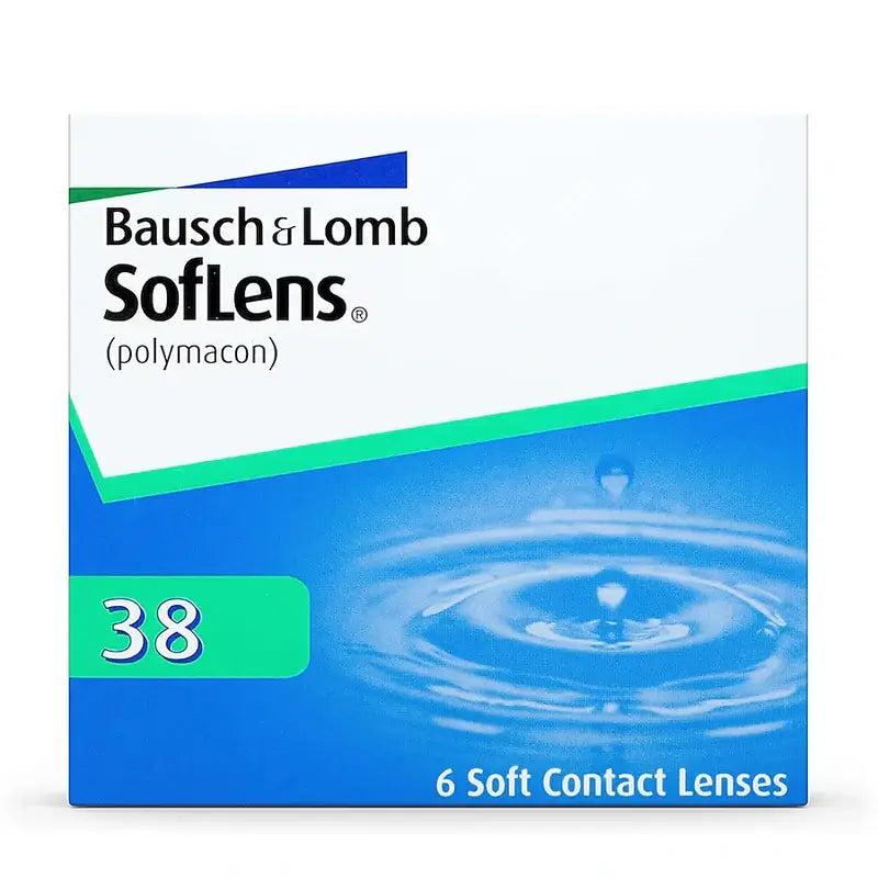 Soflens 38 – mesačné sférické kontaktné šošovky, 6 kusov