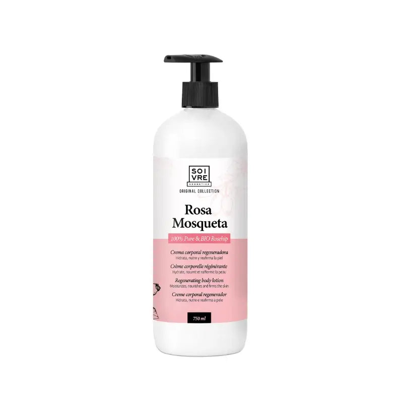Soivre Telo krém z ruže mosqueta BIO, 750 ml