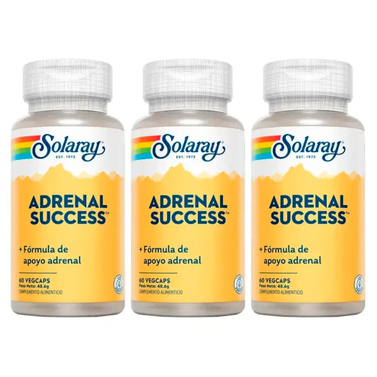 Solaray Adrenal Success – doplnok stravy, balenie 3 x 60 kapsúl