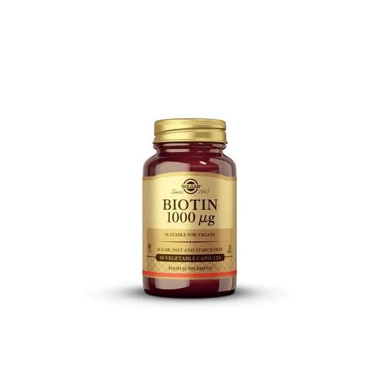 Solgar Biotin 1000mcg, 50 Capsules