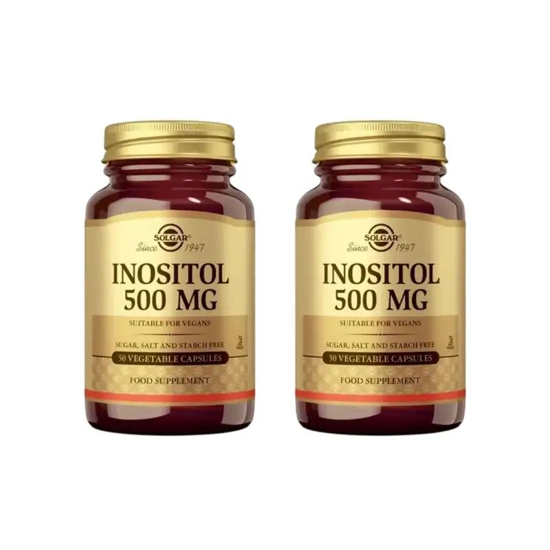 Solgar Inositol 500 mg, 2 × 50 kapsúl 