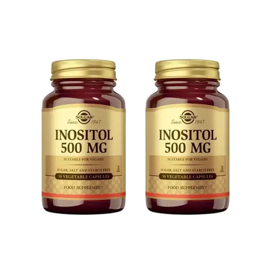 Solgar Inositol 500 mg, 2 × 50 kapsúl 