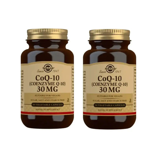 Solgar Maxi Koenzým Q10 30 mg, 2×90 rastlinných kapsúl 