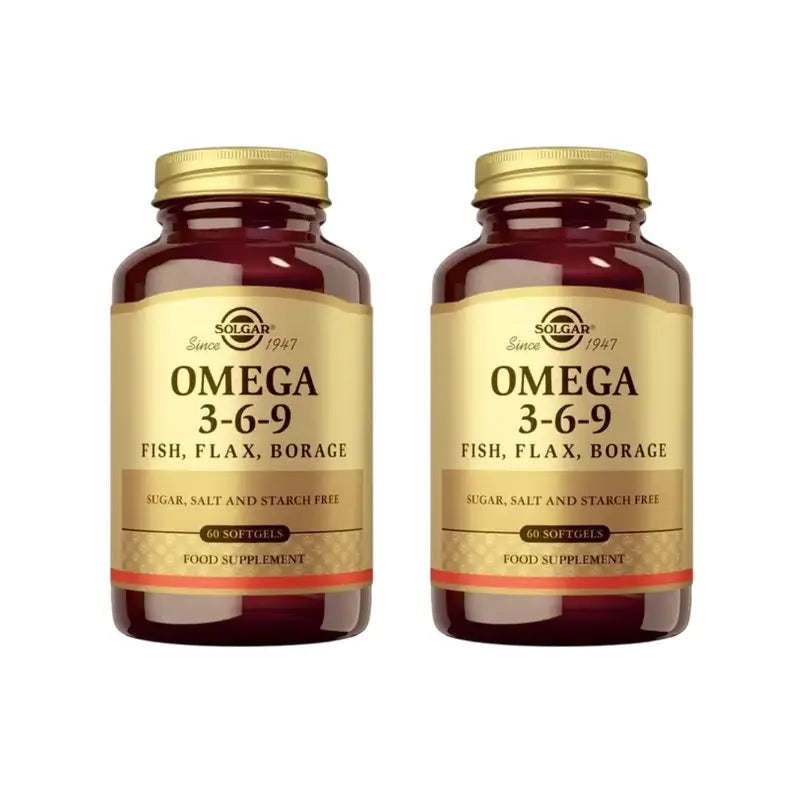 Solgar Omega 3-6-9, 2 × 60 kapsúl 