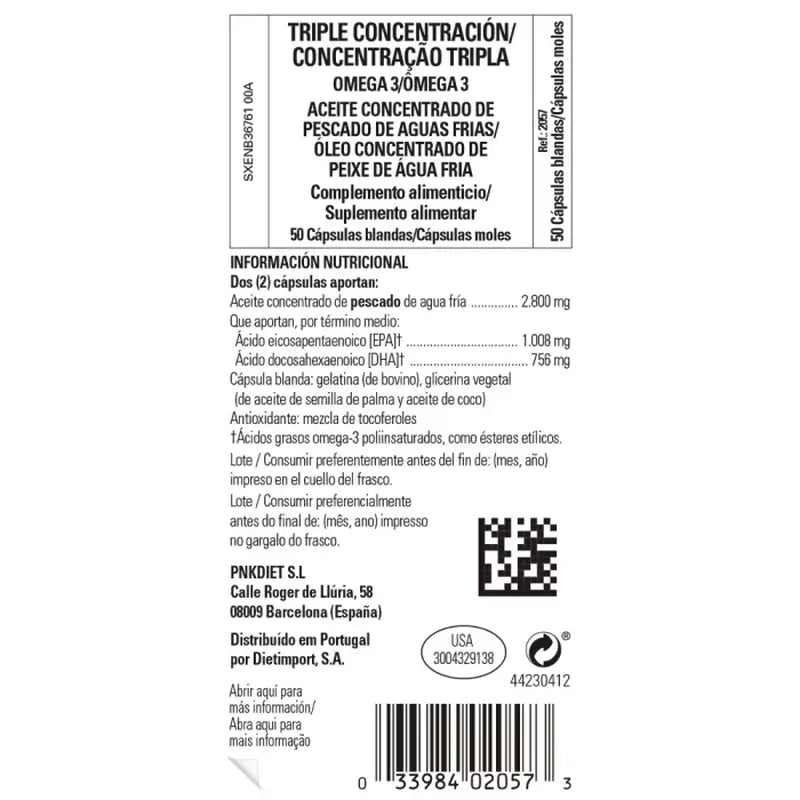 Solgar Omega-3 s trojnásobnou koncentráciou, 100 kapsúl