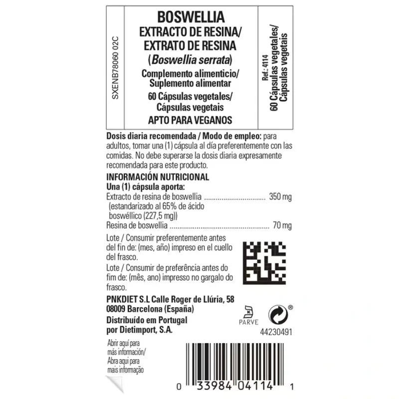 Solgar Boswellia – extrakt zo živice, 60 kapsúl