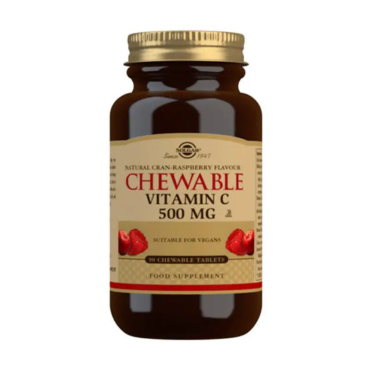 Solgar Vitamin C Chewable Raspberry, 90 tablets