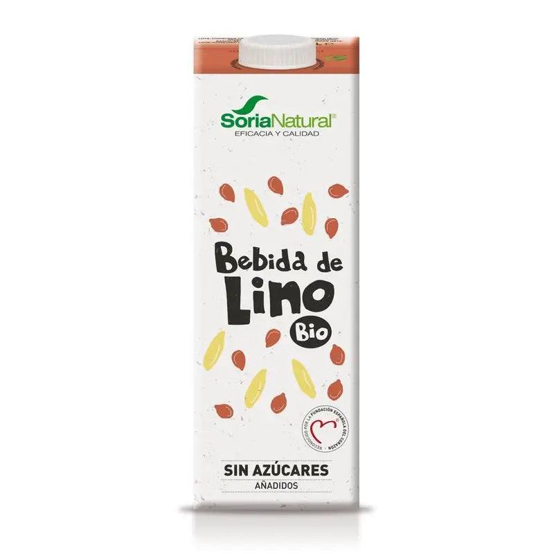 Soria Natural Rastlinný nápoj z ľanu 1 l, 6 ks. Bio S/A 