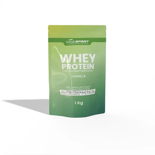 Sotya Whey Protein s príchuťou vanilky, balenie Doypack, 1000 g