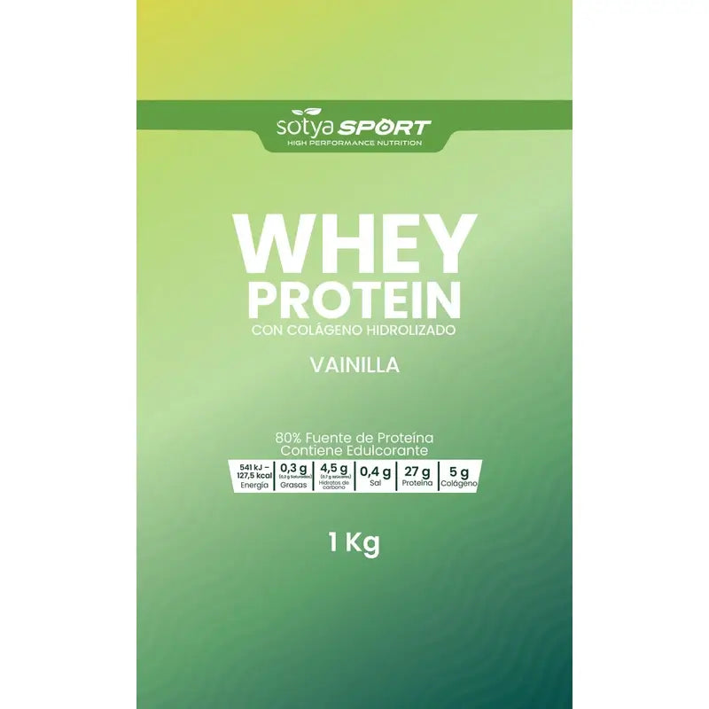 Sotya Whey Protein s príchuťou vanilky, balenie Doypack, 1000 g