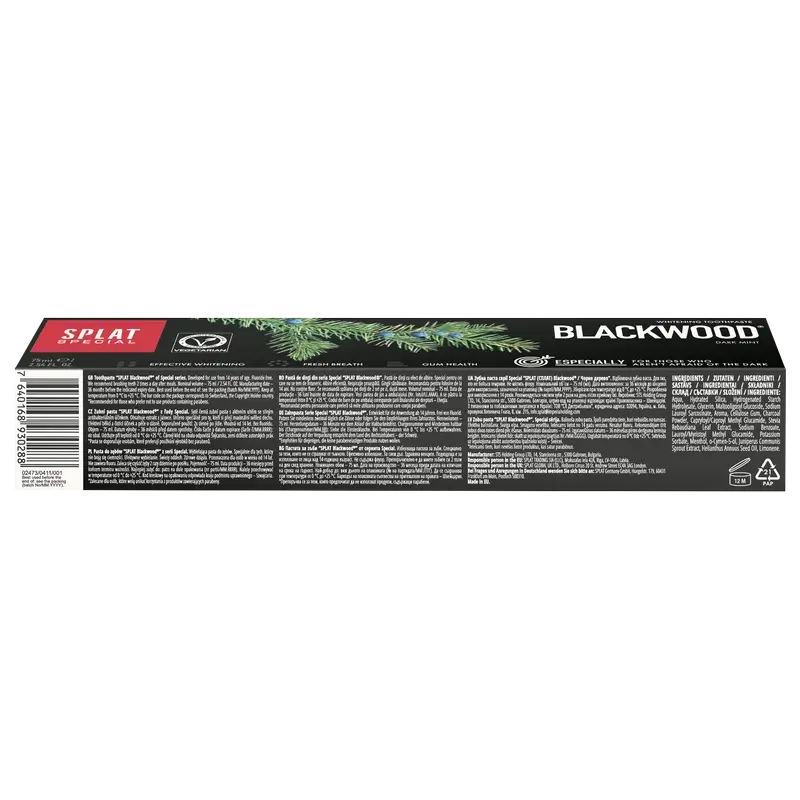 Zubná pasta Splat Special Blackwood, 75 ml