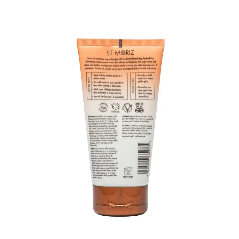 St Moriz Samoopaľovací rozjasňujúci krém Glow Gradual Advanced, 150 ml