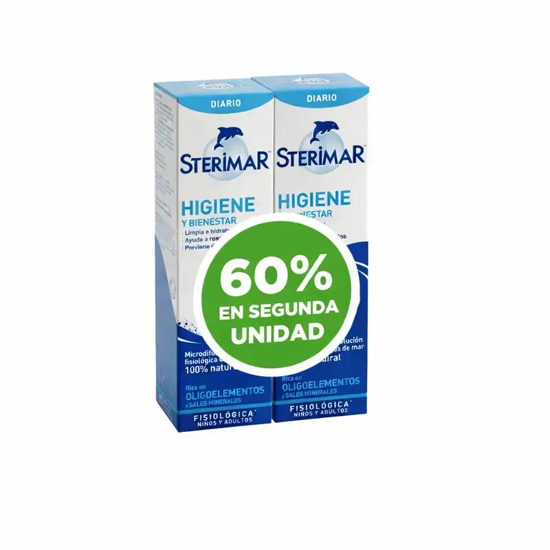 Sterimar Congestión, balenie s 60 % zľavou na druhý kus, 100 + 100 ml