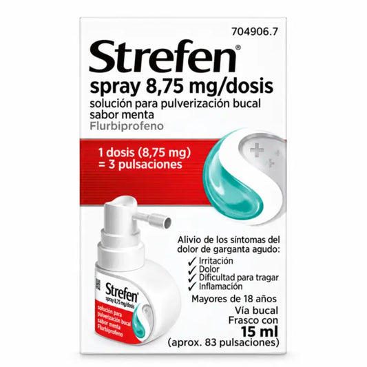Strefen Spray 8,75 mg na dávku, 15 ml