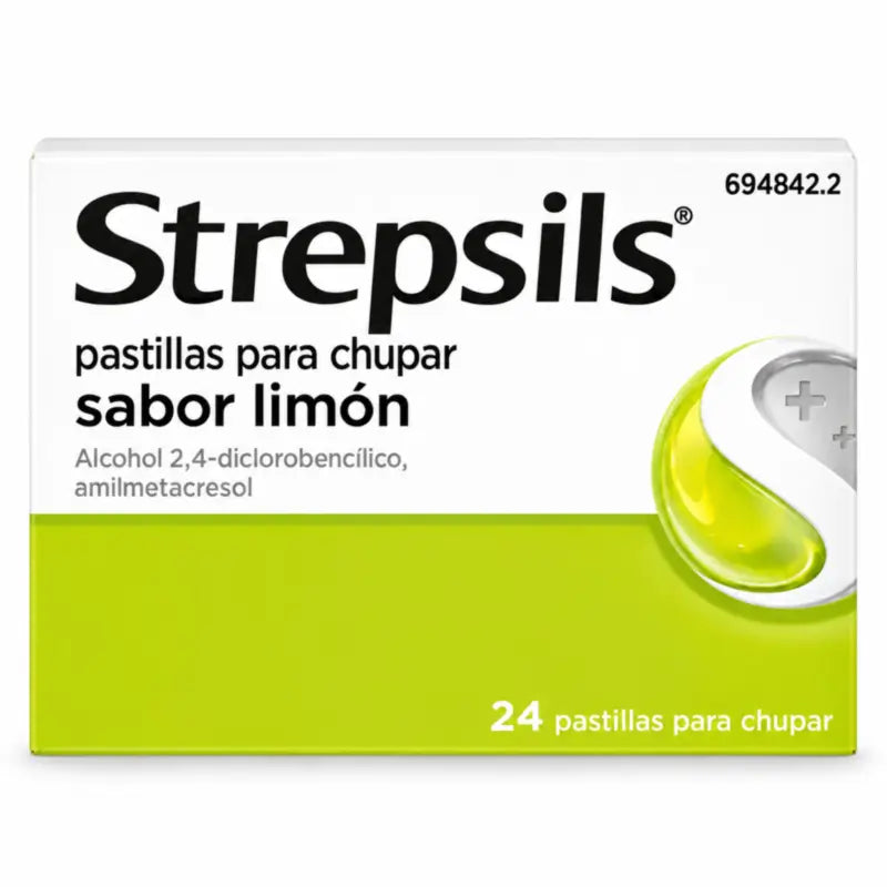 Strepsils Citrón bez cukru, 24 pastiliek na cmúľanie