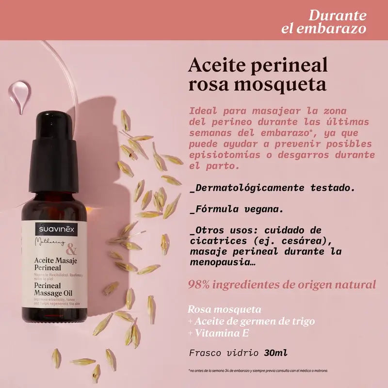 Suavinex Masážny olej na perineálnu oblasť, 30 ml