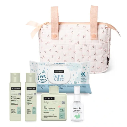 Suavinex Detská taška Baby Care Mini Bag – ružová