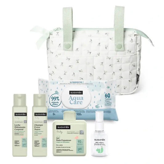 Suavinex Detská taška Baby Care Mini Bag – zelená