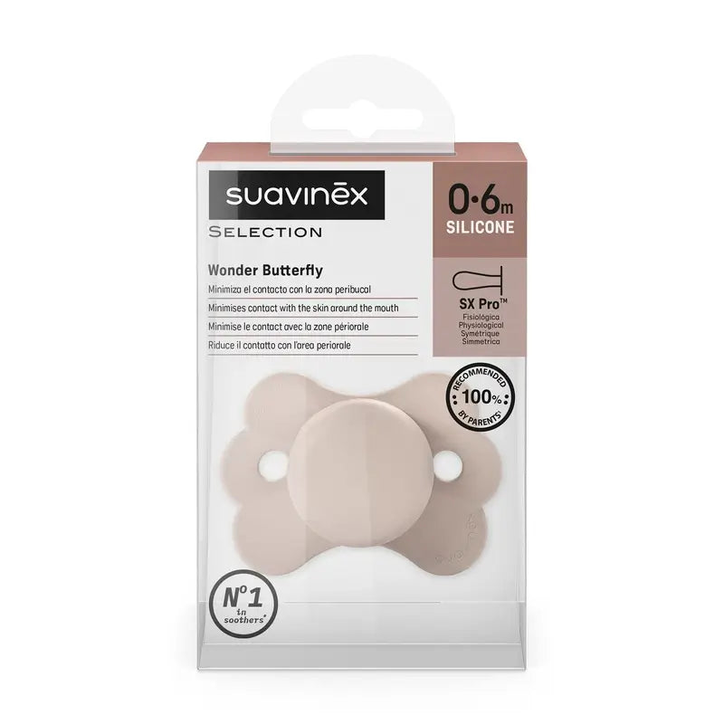Suavinex cumlík Sx Pro 0–6 mesiacov, Wonderland – ružový hladký
