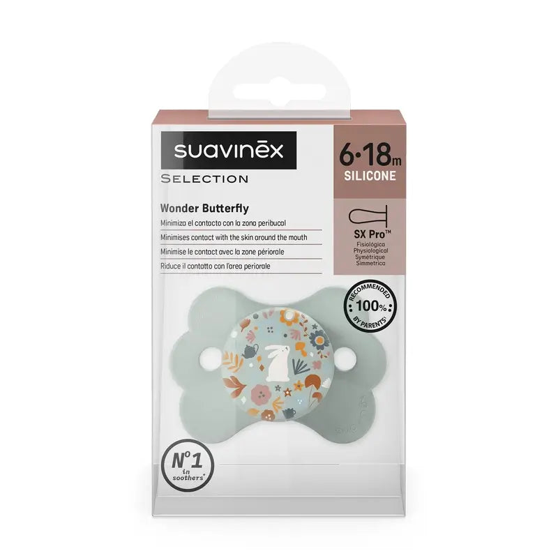 Suavinex cumlík Sx Pro 6–18 mesiacov, Wonderland zelený