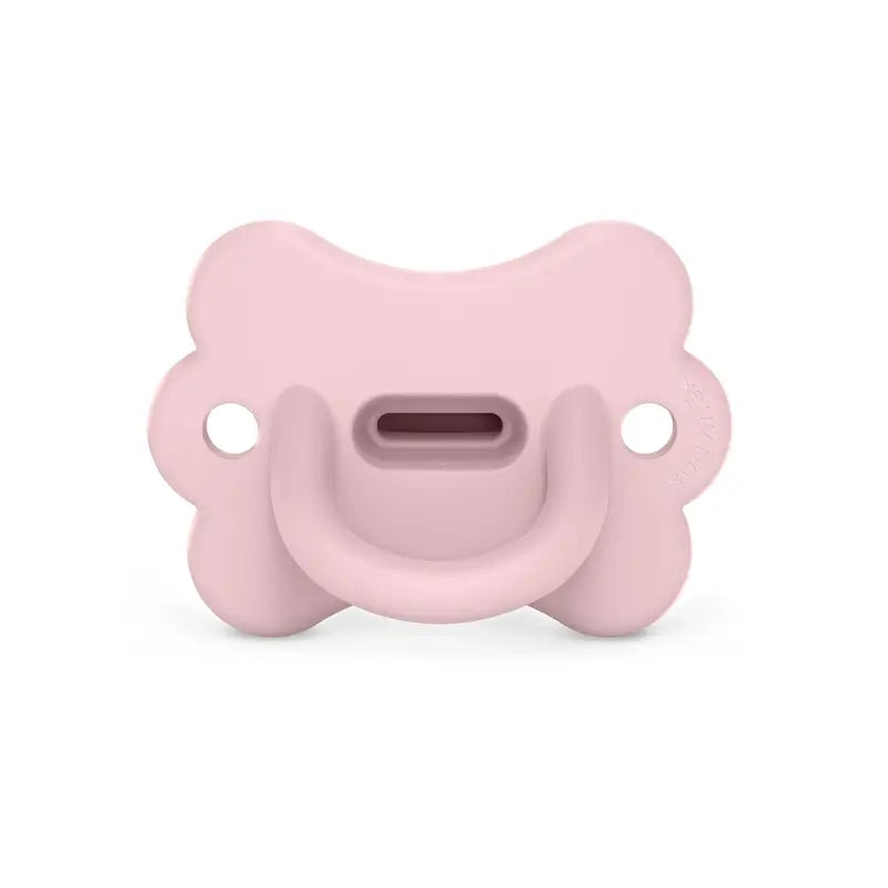 Suavinex cumlík – celosilikónový, fyziologický, Sx Pro, 0–6 mesiacov, motýľ, Rosewater