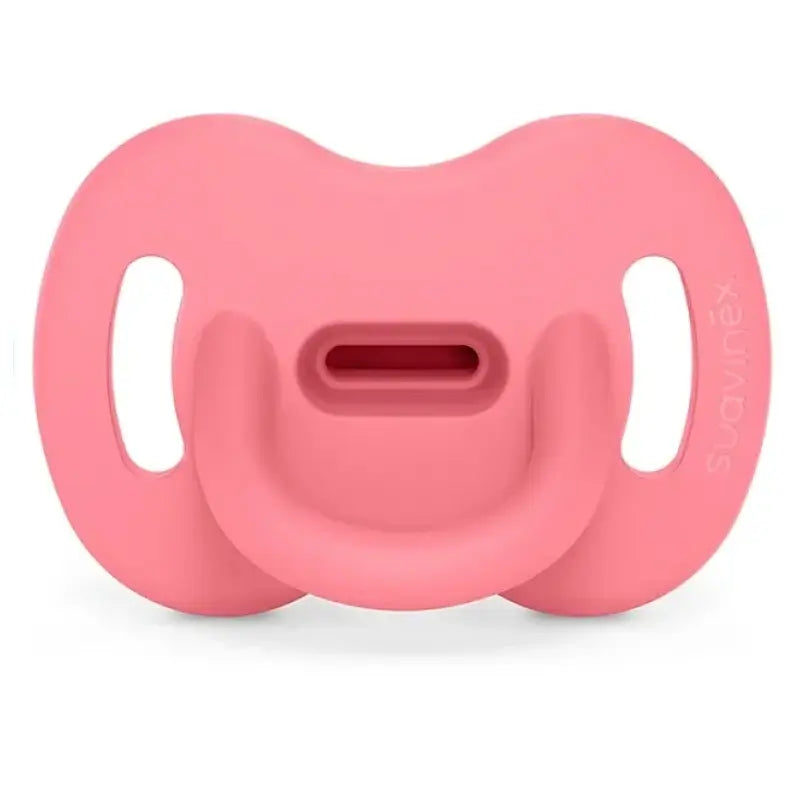 Suavinex cumlík, celosilikónový, fyziologický, Sx Pro, 6–18 mesiacov, fuchsiová