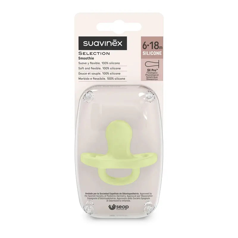 Suavinex cumlík, celosilikónový, fyziologický, Sx Pro, 6–18 mesiacov, Lima