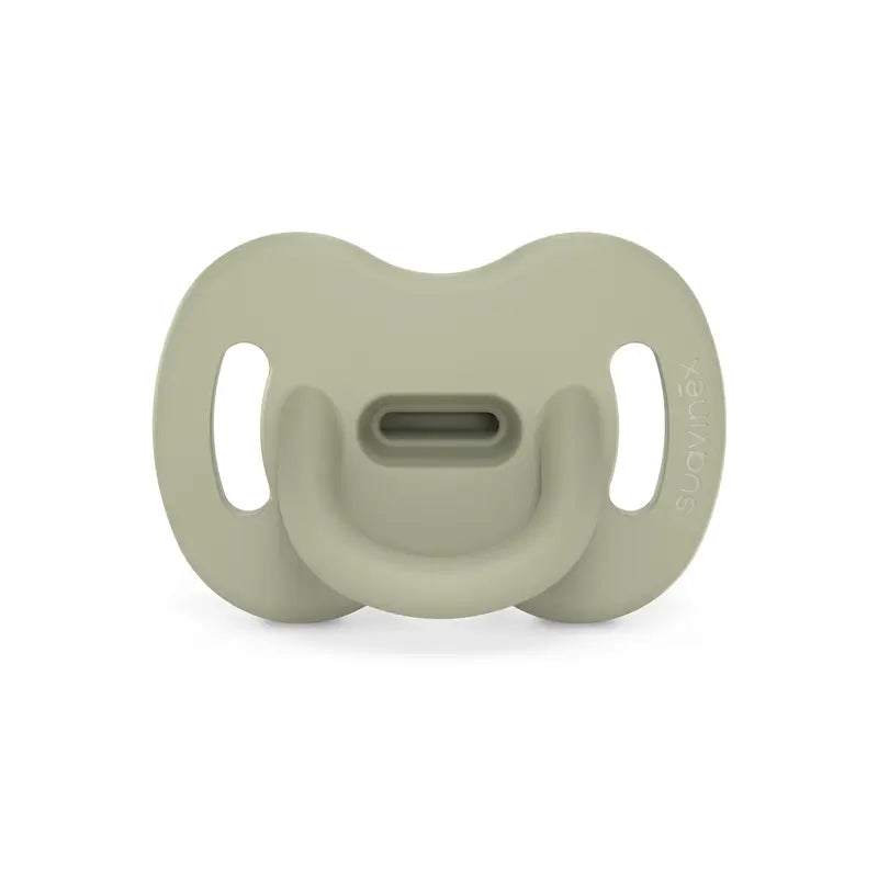 Suavinex cumlík – celosilikónový, fyziologický, Sx Pro, 6–18 mesiacov, zelený